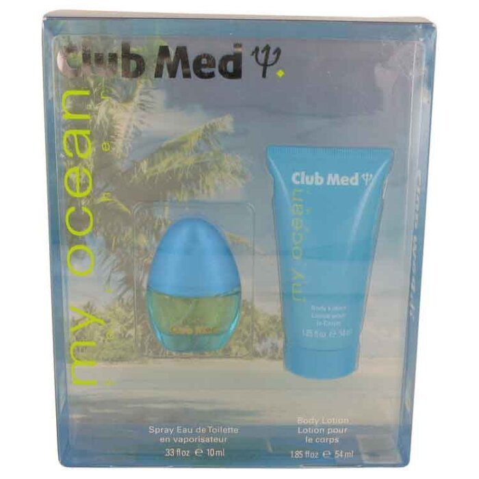 Club Med My Ocean Set 0.33 oz Mini EDT Spr + 1.85 oz BL Women