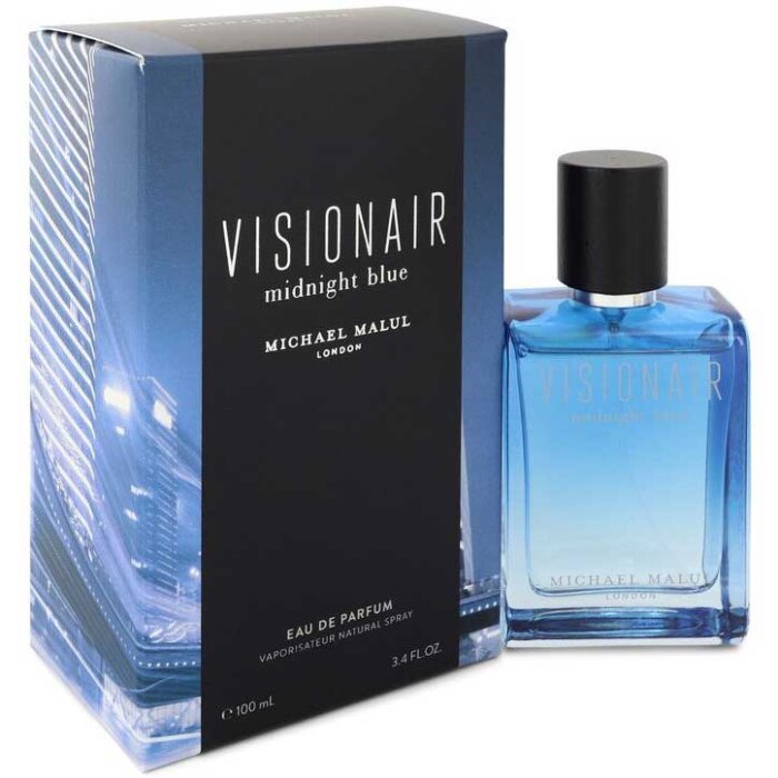 Visionair Midnight Blue By Michael Malul 3.4 oz Eau De Parfum Spray For Men