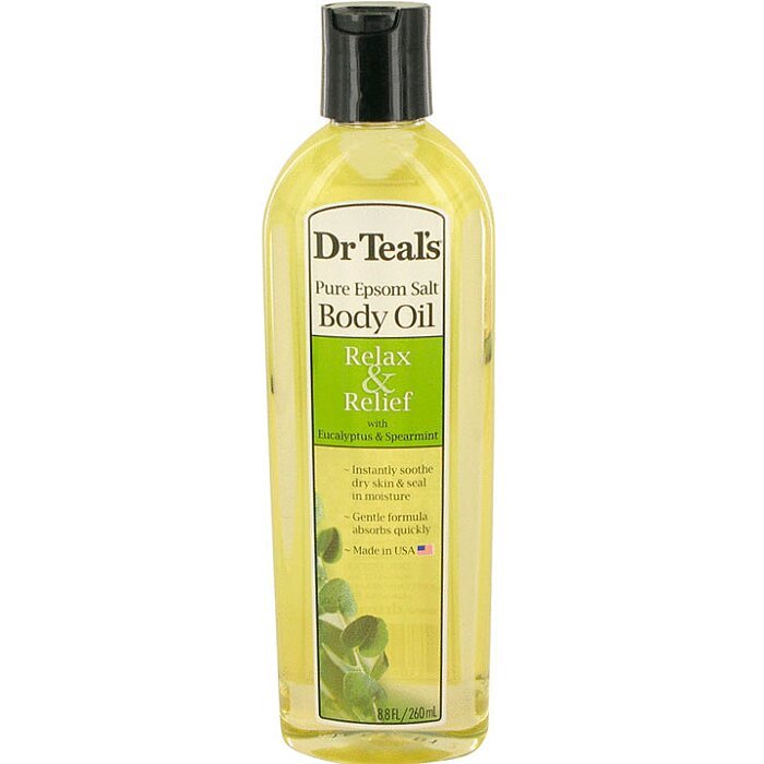 Dr Teal's Relax & Relief with Eucalyptus & Spearmint 8.8 oz Pure Epson Salt Body Oil
