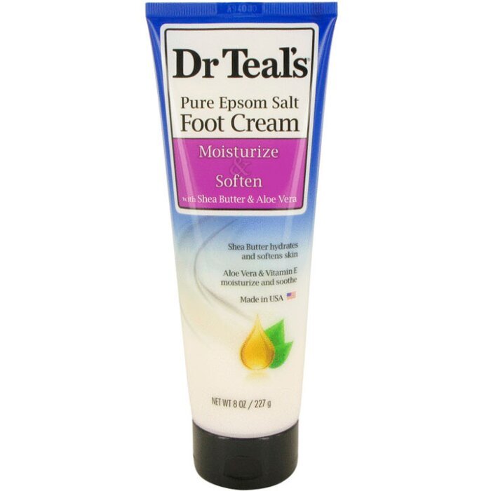 Dr Teal's Pure Epsom Salt Foot Cream 8 Oz Women