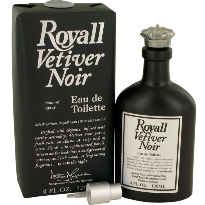 Royall Vetiver Noir 4 oz EDT Spray Men
