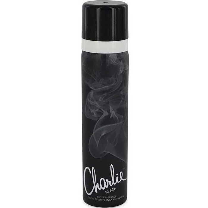 Charlie Black 2.5 oz Body Fragrance Spray Women
