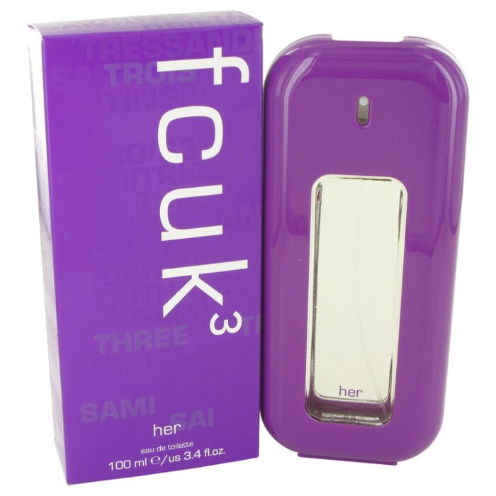 FCUK 3 EDT Spray 3.4 oz Women