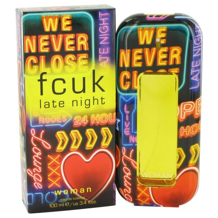 FCUK Late Night by French Connection EDT Spray 3.4 oz Dama