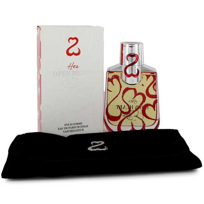 Her Open Heart 3.4 oz EDP Spray With Jewelry Roll Women