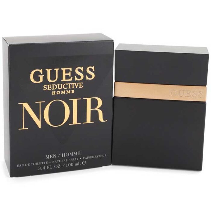 Seductive Homme Noir By Guess 3.4 oz Eau De Toilette Spray For Men