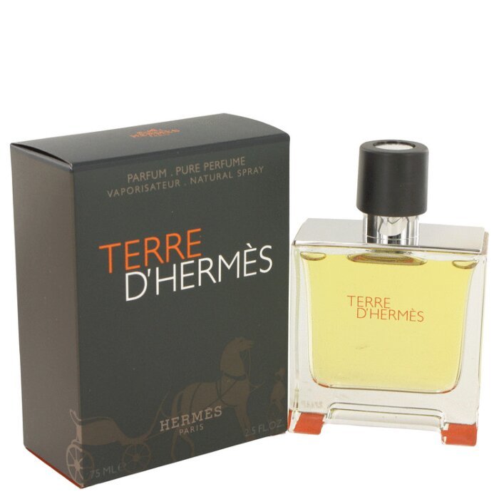 Terre D'Hermes by Hermes Pure Pefume Spray 2.5 oz Caballero