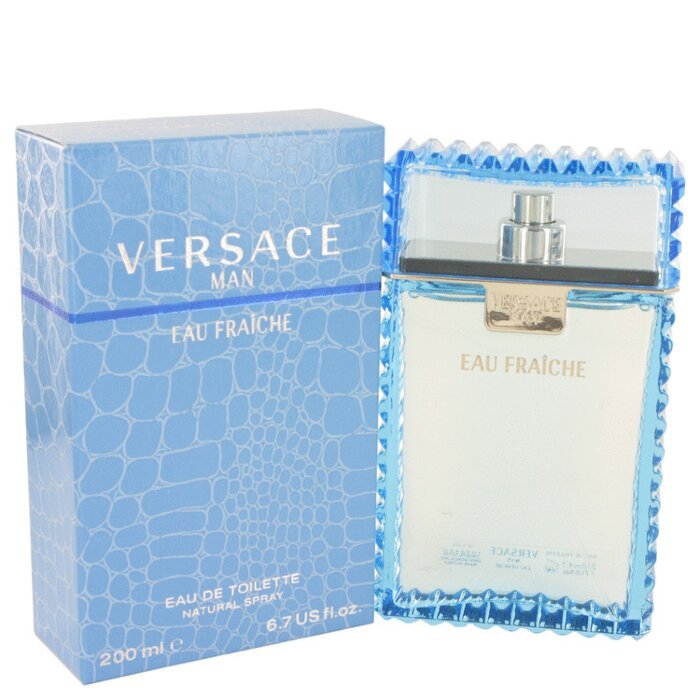Versace Man by Versace Eau Fraiche EDT Spray (Blue) 6.7 oz Caballero