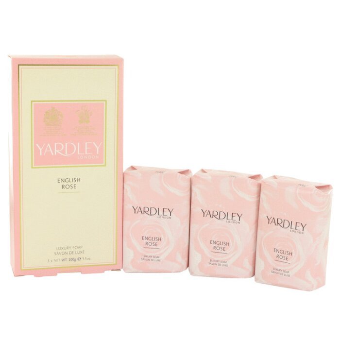 English Rose Yardley 3.5 oz 3 x 3.5 oz  Luxury Soap Women