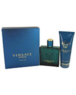 Versace Eros Set 3.4 oz EDT Spray + 3.4 oz SG Caballero