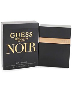 Seductive Homme Noir By Guess 3.4 oz Eau De Toilette Spray For Men