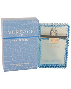 Versace Man 3.4 oz Eau Fraiche Deodorant Spray Men