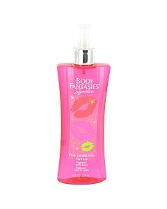 Body Fantasies Signature Pink Vanilla Kiss Fantasy 8 oz Body Spray Women