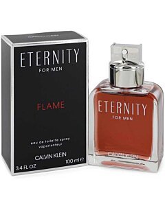 Eternity Flame 3.4 oz EDT Spray Men