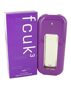 FCUK 3 EDT Spray 3.4 oz Women