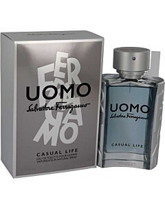 Salvatore Ferragamo Uomo Casual Life 3.4 oz EDT Spray Men