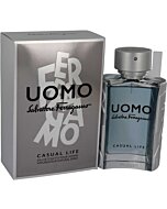 Salvatore Ferragamo Uomo Casual Life 3.4 oz EDT Spray Men